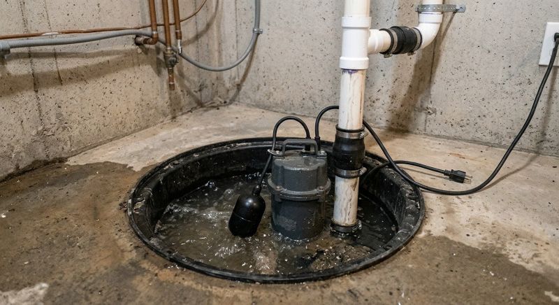 Basement Sump Pump Service in Manchester, NH