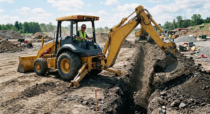 Backhoe Trenching in Salt Lake City, UT