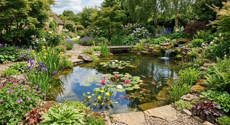 Garden Pond Installation in Ventura County, CA