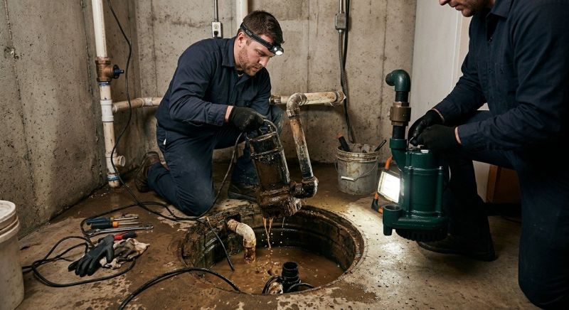 Sump Pump Relocation in Dothan, AL